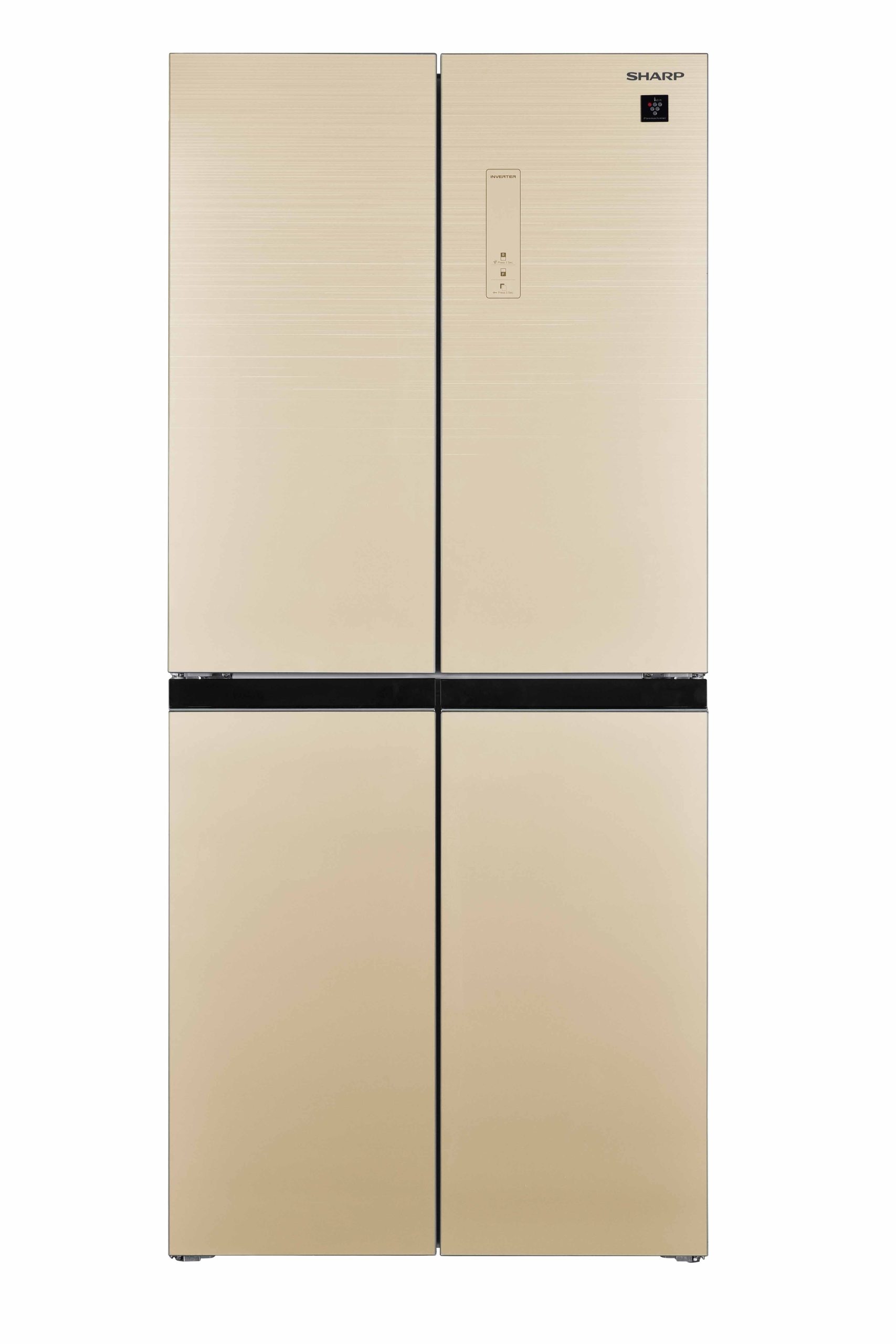 Sharp 4-Door Inverter Refrigerator SJ-EFD589X-G | 473 Liters - Golden
